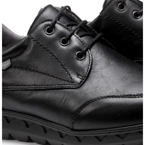 Adjustable leather shoe for...